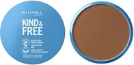 Pudry do twarzy - Rimmel Kind &Free pressed powder - puder do twarzy 50 Deep - miniaturka - grafika 1