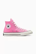 Trampki damskie - Converse trampki Chuck 70 kolor różowy A08184C - miniaturka - grafika 1