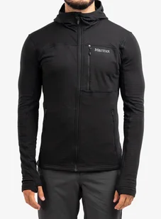 Bluza polarowa Marmot Preon Hoody - black - Bluzy damskie - miniaturka - grafika 1