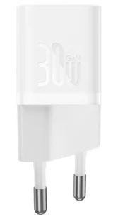 Ładowarka sieciowa Baseus Miniładowarka GaN5 30W USB-C - biała - Ładowarki do telefonów - miniaturka - grafika 1