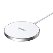 Ładowarki do telefonów - REMAX Rezi magnetyczna bezprzewodowa indukcyjna ładowarka Magsafe Qi 15 W srebrny (RP-W37) - miniaturka - grafika 1