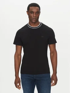 Lacoste T-Shirt TH8174 Czarny Regular Fit - Koszulki męskie - miniaturka - grafika 1