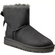 Baleriny - Buty UGG - W Mini Bailey Bow II 1016501 W/Grey - miniaturka - grafika 1