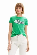 Koszulki i topy damskie - Desigual T-shirt damski, zielony, XXL - miniaturka - grafika 1