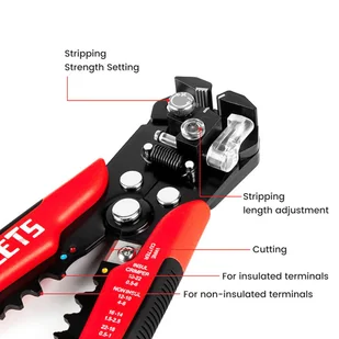 Wielofunkcyjny ściągacz izolacji KAIWEETS KWS-302 - Multimetry - miniaturka - grafika 4