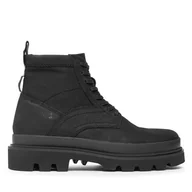 Botki męskie - Trapery Clarks Badell Hi 261734227 Czarny - miniaturka - grafika 1