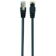 Patchcordy - Gembird Patchcord ekranowany FTP kat.6 osłonka zalewana1 m czarny PP6-1M/BK - miniaturka - grafika 1