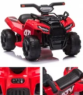 Pojazdy elektryczne dla dzieci - QUAD NA AKUMULATOR MOTOR TERENOWY LED MP3 USB KLAKSON - miniaturka - grafika 1