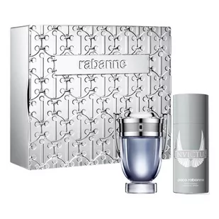Zestaw Christmas 2023 Paco Rabanne Invictus Woda Toaletowa 100 ml + Deodorant 150 ml (3349668623235) - Zestawy kosmetyków męskich - miniaturka - grafika 1