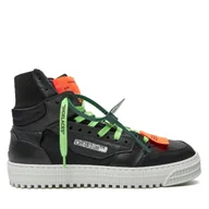 Sneakersy męskie - Sneakersy Off-White OMIA065S22LEA0031010 Czarny - miniaturka - grafika 1