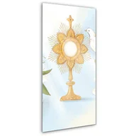 Ikony i obrazy sakralne - Obraz szklany Pamiątka Komunii Świętej - miniaturka - grafika 1