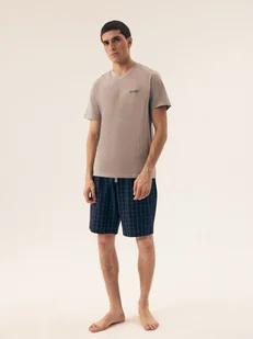 Piżama męska Dorm Henderson szary, granatowy 2XL - Piżamy damskie Piżama męska Dorm Henderson szary, granatowy 2XL - Piżamy damskie - miniaturka - grafika 1