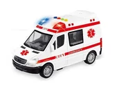 Samochody i pojazdy dla dzieci - Ambulans z otwieranymi drzwiami światło, dźwięk - model lub pojazd - miniaturka - grafika 1