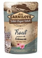 Mokra karma dla kotów - Carnilove Carnilove Adult Trout&Echinacea Mokra Karma dla kota op 85g - miniaturka - grafika 1