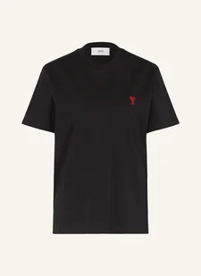 Ami Paris T-Shirt schwarz - Moda i Uroda OUTLET - miniaturka - grafika 1