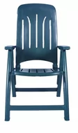 Fotele i krzesła ogrodowe - Krzesło ogrodowe plastikowe zielone - miniaturka - grafika 1