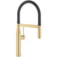 Baterie kuchenne - Grohe Essence Bateria kuchenna z wyciąganą wylewką brushed cool sunrise 30294GN0 - miniaturka - grafika 1