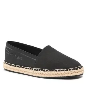 Espadryle damskie - Espadryle Calvin Klein - Espadrille He - Canvas HW0HW01546 Ck Black BEH - grafika 1