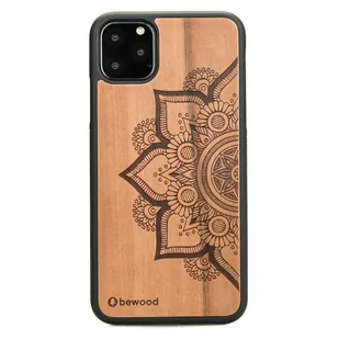 Bewood Drewniane etui iPhone 11 PRO MAX MANDALA JABŁOŃ - Etui i futerały do telefonów - miniaturka - grafika 1