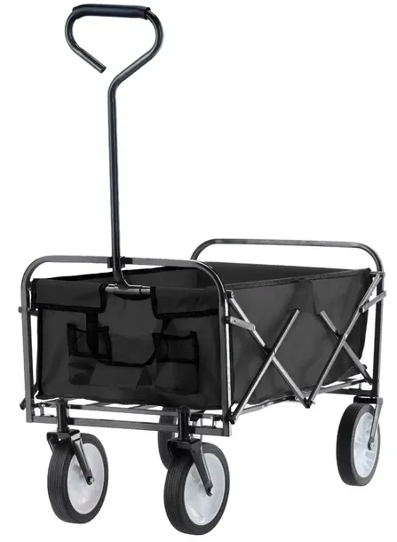 Wózek Ogrodowy Składany Czarny 116x54x90 Woz2426cm