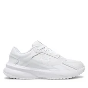 Sneakersy męskie - Sneakersy Under Armour Ua Edge Lthr 3028375-100 Biały - miniaturka - grafika 1