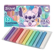 Szkolne artykuły papiernicze - Coolpack Colorino Disney Fashion Plastelina Zestaw 12 Kolorów Stitch - miniaturka - grafika 1
