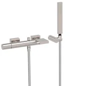 Baterie wannowe i prysznicowe - Tres 21117001AC Bateria wannowa z kaskadą Słuchawka antical z obrotowym statywem Wąż - miniaturka - grafika 1