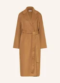 Płaszcze damskie - Tommy Hilfiger Płaszcz beige - TOMMY HILFIGER - miniaturka - grafika 1