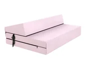 Sofy i kanapy - SOFKA SUZI COMFORT TRINITY rozkładana 121x204x9 cm Kolor: Pudrowy róż - miniaturka - grafika 1