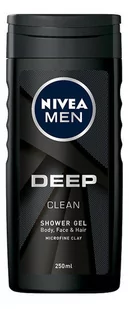 Nivea Żel pod prysznic Men Deep 250 ml - Żele pod prysznic dla mężczyzn - miniaturka - grafika 1