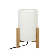 Lampy stojące - Ones lampa stołowa 1xE27 drewno/biała TB-85930-M-WH-WO - miniaturka - grafika 1