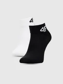 Skarpetki dla dzieci - 4F Skarpetki casual za kostkę (2-pack) chłopięce - multikolor 32-34 - miniaturka - grafika 1