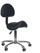 Krzesła i taborety kosmetyczne - Taboret kosmetyczny BY-8373 czarny - miniaturka - grafika 1