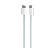 Kable USB - Puro USB-C do USB-C 60W 1,5m Niebieski - miniaturka - grafika 1