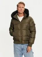 Kurtki męskie - Bomboogie Kurtka puchowa JM603VTNIW3 Zielony Regular Fit - miniaturka - grafika 1