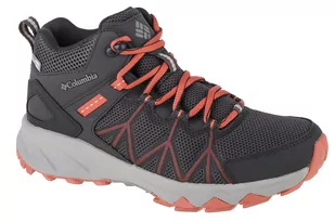 Columbia Peakfreak Ii Mid Outdry buty trekkingowe damskie, Ciemnoszary, ciemny koralowy, 41 EU - Buty trekkingowe damskie - miniaturka - grafika 1