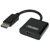 Adaptery i przejściówki - Unitek Adapter DisplayPort - HDMI, Y-5118DA - miniaturka - grafika 1