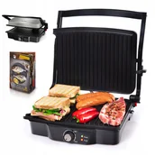 Grille elektryczne - Fit beztłuszczowy Elektryczny grill opiekacz panini First Austria - miniaturka - grafika 1