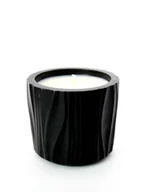 Świece - Świeca sojowa zapachowa czekoladowa – czarne naczynie z gipsu, handmade, prezent, dekoracja - miniaturka - grafika 1