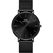 Zegarki męskie - Daniel Wellington Kobiety i mężczyźnizegarek Daniel Wellington Classic Revival czarny - stal nierdzewna Zegarki męskie 1 ct Czarny Męskie - miniaturka - grafika 1