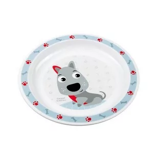 Canpol 4/411 Talerzyk Plastikowy Animals Niebieski - Miseczki i talerzyki dla dzieci - miniaturka - grafika 1