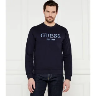 GUESS Bluza Slim Fit - Bluzy męskie - miniaturka - grafika 1