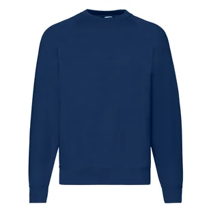 Bluza męska Raglan Sweat Fruit of the Loom - Granatowy XL - Bluzy męskie - miniaturka - grafika 1