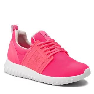 Sneakersy damskie - Calvin Klein Jeans Sneakersy Sporty Runner Eva 1 YW0YW00518 Knockout Pink TAC - grafika 1