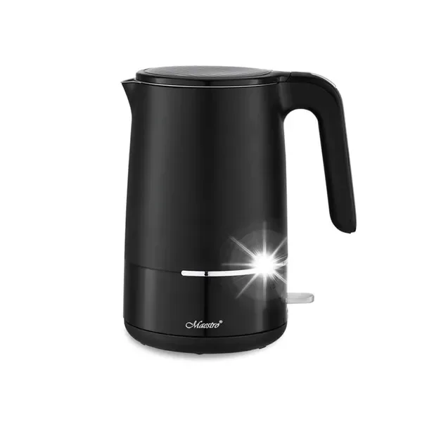 Elegancki, Czarny Czajnik elektryczny 1,7l 1800W Maestro MR-037-BLACK