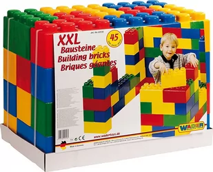 WADER POLESIE Klocki CEGŁY XXL  45 elementów - Klocki - miniaturka - grafika 1