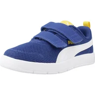Buty trekkingowe dziecięce - Tenisówki Puma Model Courtflex V3 Mesh Ps Kolor Niebieski - miniaturka - grafika 1