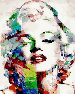 Artnapi 40x50cm Obraz Do Malowania Po Numerach Na Drewnianej Ramie - Marilyn Monroe - Malowanie po numerach - miniaturka - grafika 1