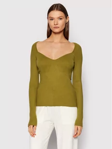Vero Moda Sweter Sylvia 10257349 Zielony Slim Fit - Swetry damskie - miniaturka - grafika 1
