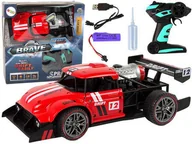 Zabawki zdalnie sterowane - Auto Zdalnie Sterowane Sportowe R/C 1:16 Czerwone Para Wodna - miniaturka - grafika 1